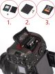 CFexpress Card 1T 500G M.2 NVme SSD Alu Housing DIY Kit fr Canon EOS R5 R5C Nikon Z6 Z7 Camera